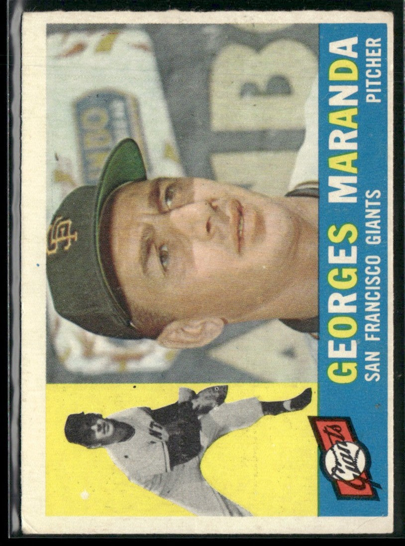 Georges Maranda 1960 Topps RC #479 San Francisco Giants