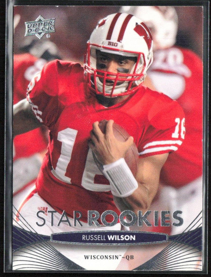 Russell Wilson 2012 Upper Deck Star Rookies RC #134 Wisconsin Badgers