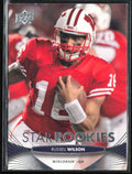 Russell Wilson 2012 Upper Deck Star Rookies RC #134 Wisconsin Badgers