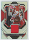 Skyy Moore 2022 Panini Prizm RC Jersey #PJ-SM Kansas City Chiefs