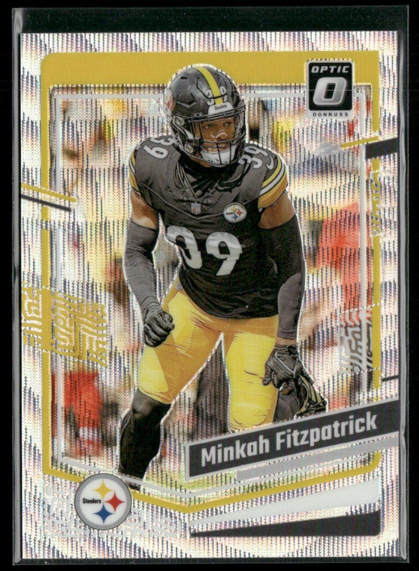 Minkah Fitzpatrick 2023 Donruss Optic Wave Prizm /300 #164 Pittsburgh Steelers