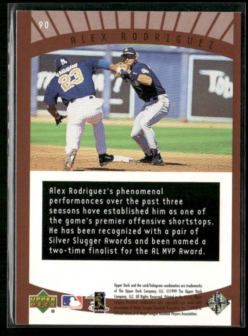 Alex Rodriguez 1999 Upper Deck Superstar Spotlight #90 Seattle Mariners