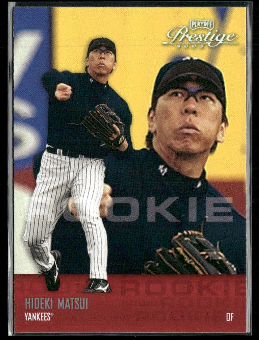 Hideki Matsui 2003 Playoff Prestige RC #197 New York Yankees