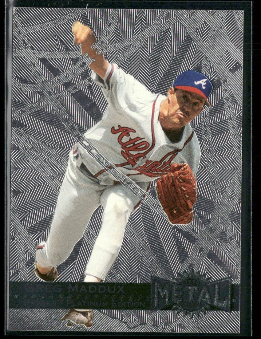 Greg Maddux 1996 Metal Universe Platinum #134 Atlanta Braves