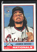 James Wood 2025 Topps Heritage RC #231 Washington Nationals