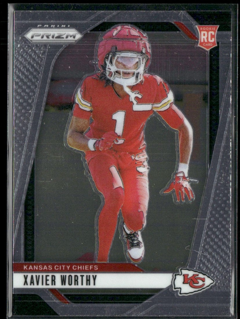 Xavier Worthy 2024 Panini Prizm RC #399 Kansas City Chiefs