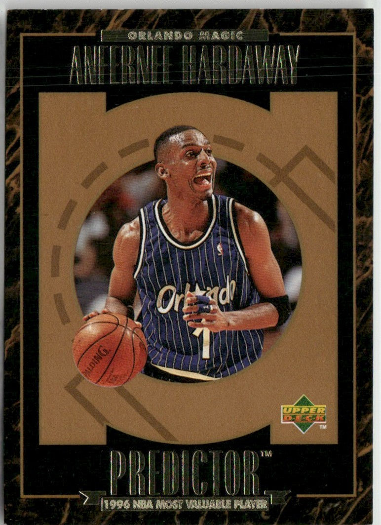 Anfernee Hardaway 1995 Upper Deck Predictor #R9 Orlando Magic