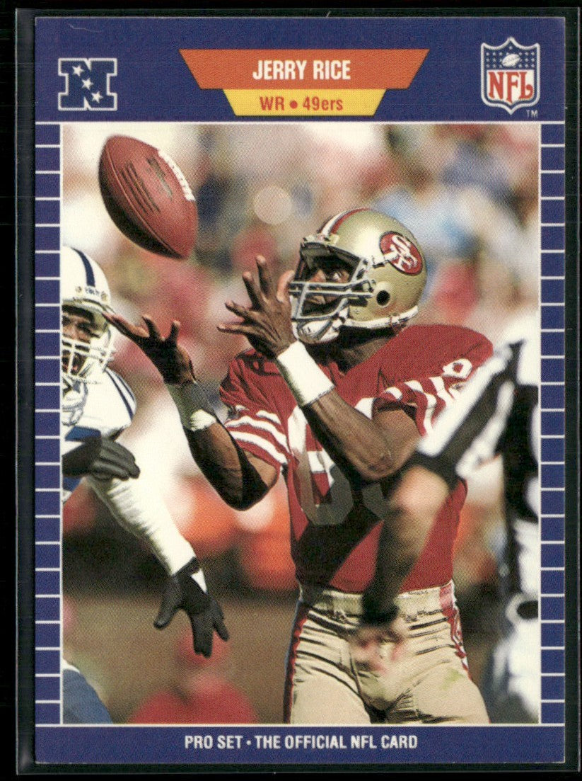Jerry Rice 1989 Pro Set #383 San Francisco 49ers
