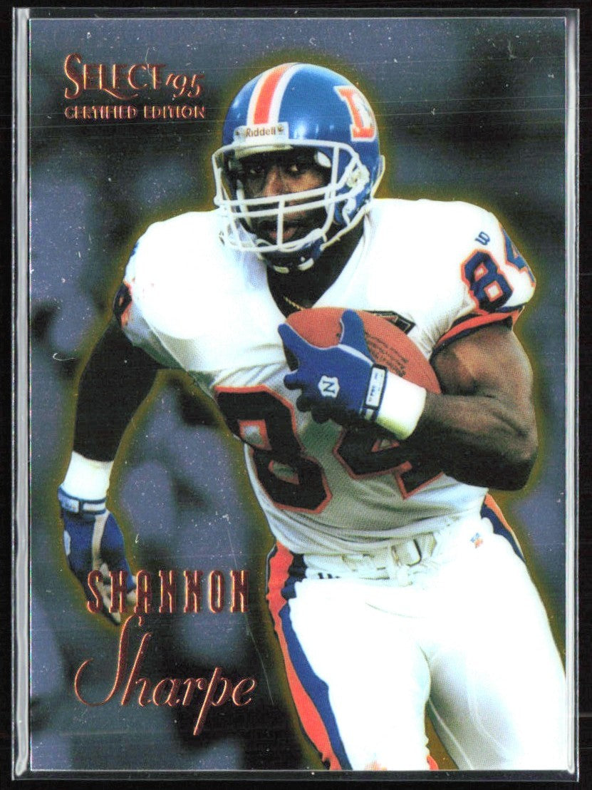 Shannon Sharpe 1995 Select Certified #19 Denver Broncos
