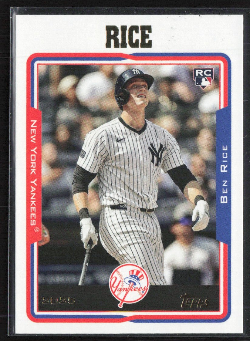 Ben Rice 2025 Topps Archives 2005 Topps RC #218 New York Yankees