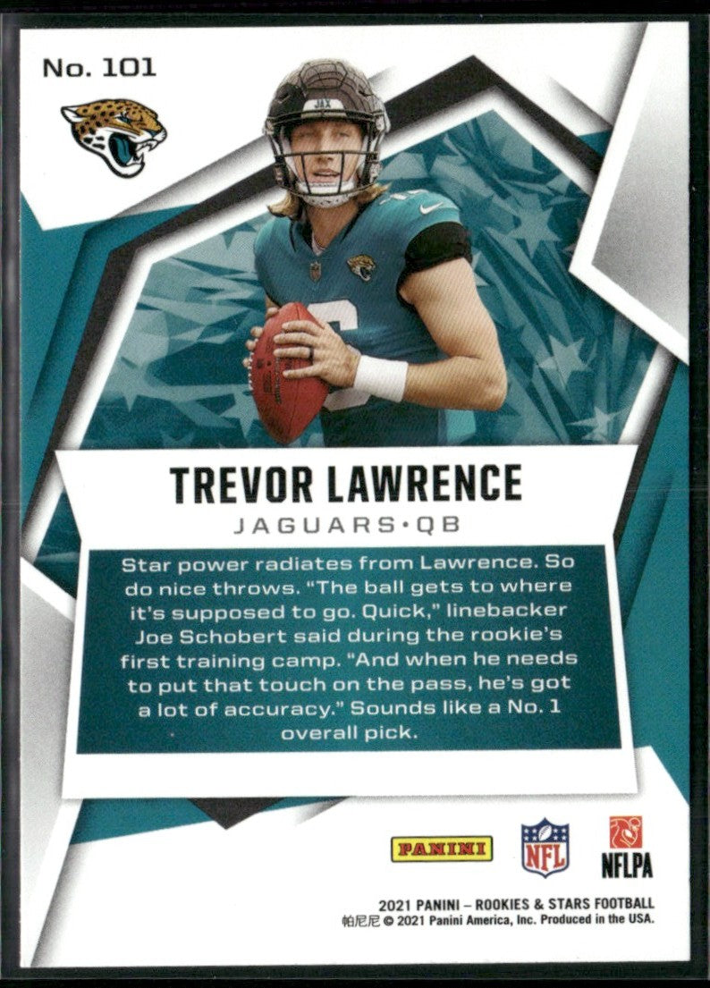 Trevor Lawrence 2021 Panini Rookies & Stars Red RC #101 Jacksonville Jaguars