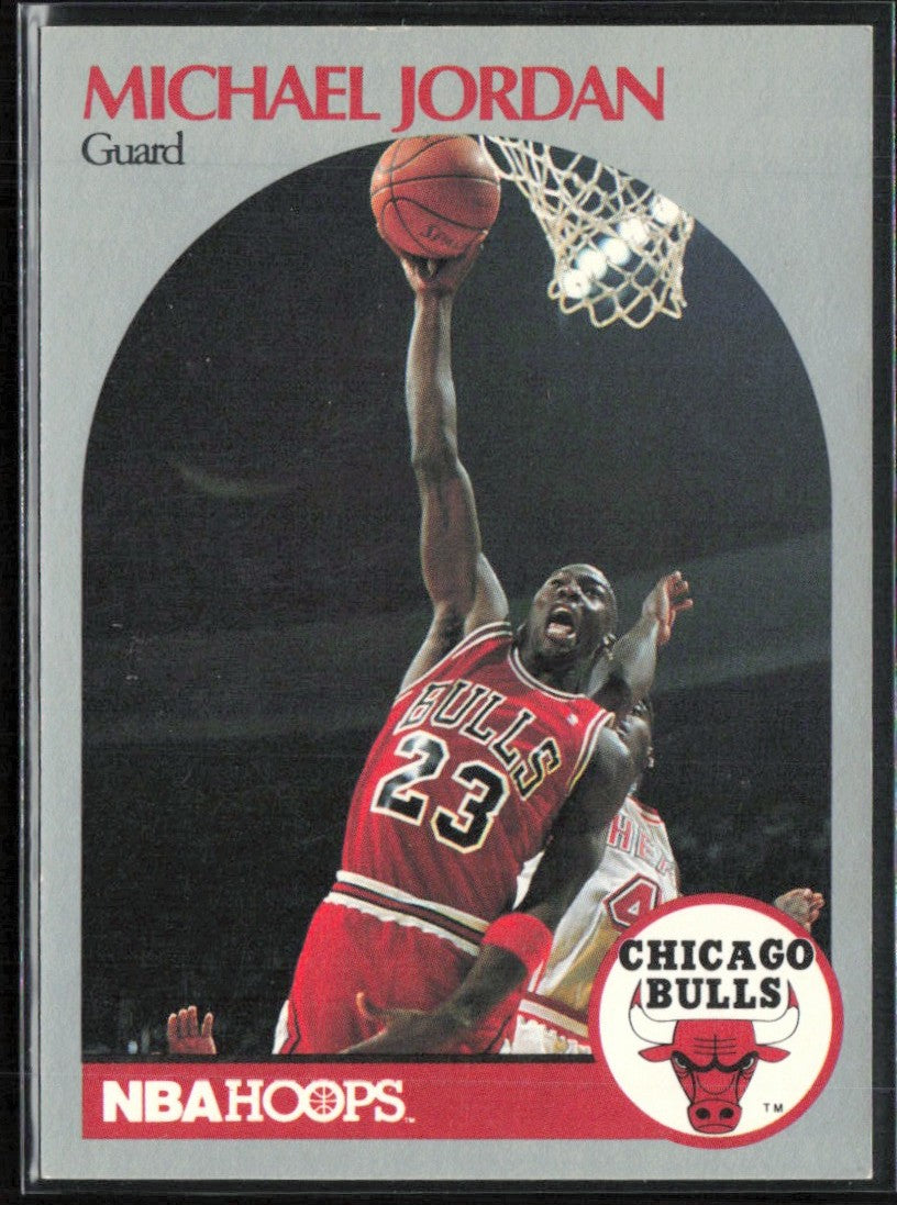 Michael Jordan 1990 NBA Hoops #65 Chicago Bulls