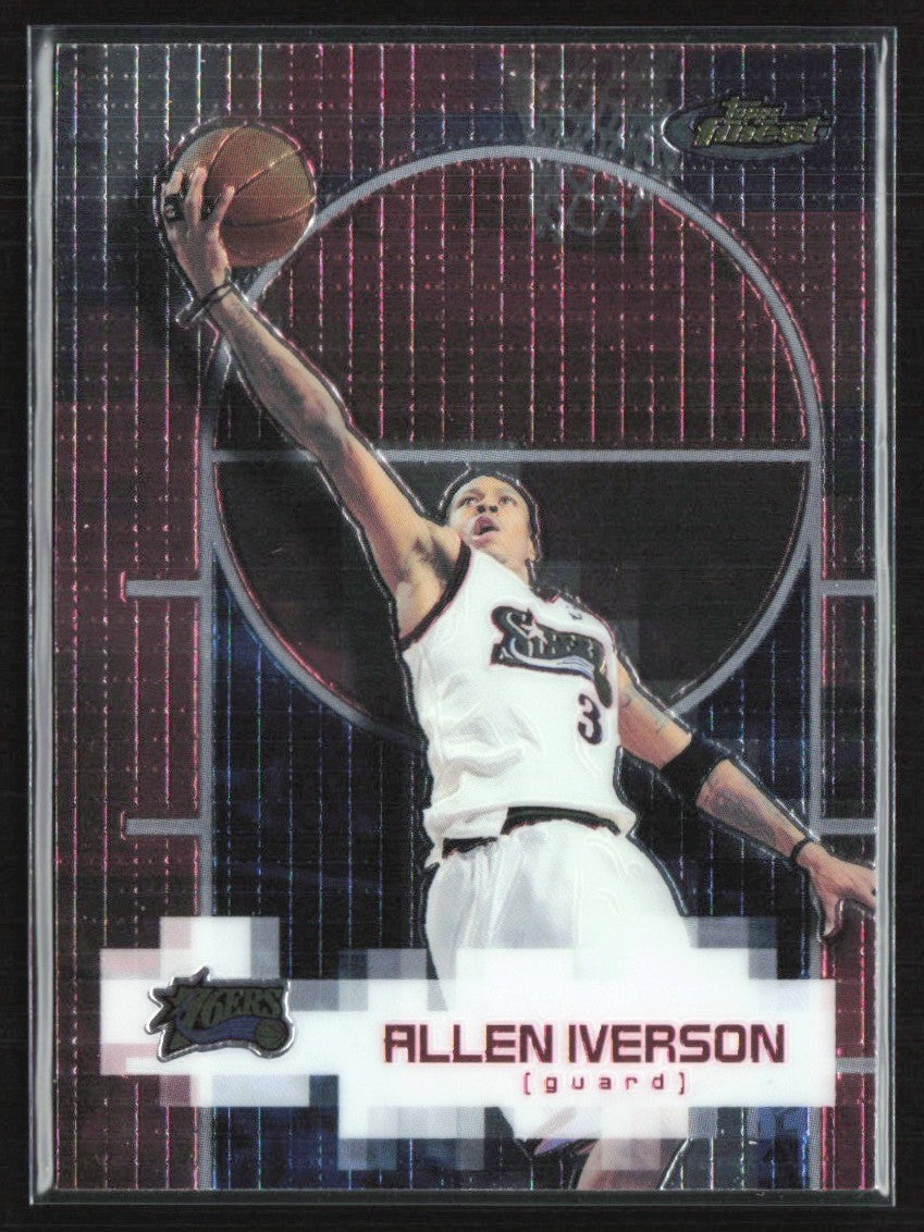 Allen Iverson 2000 Topps Finest #11 Philadelphia 76ers