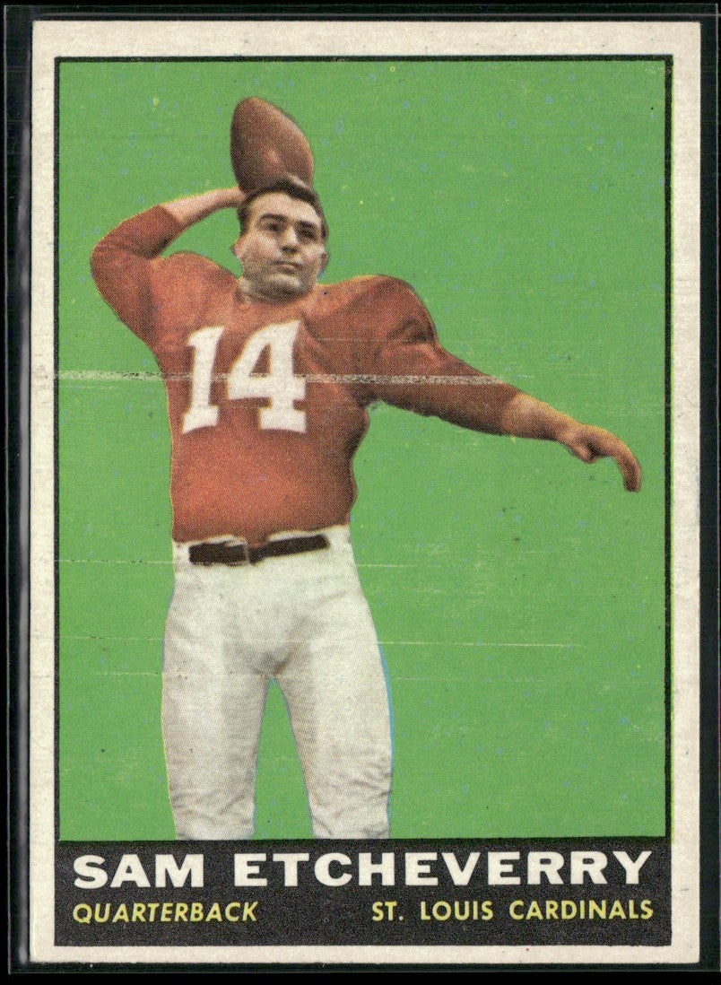 Sam Etcheverry 1961 Topps RC #115 St. Louis Cardinals