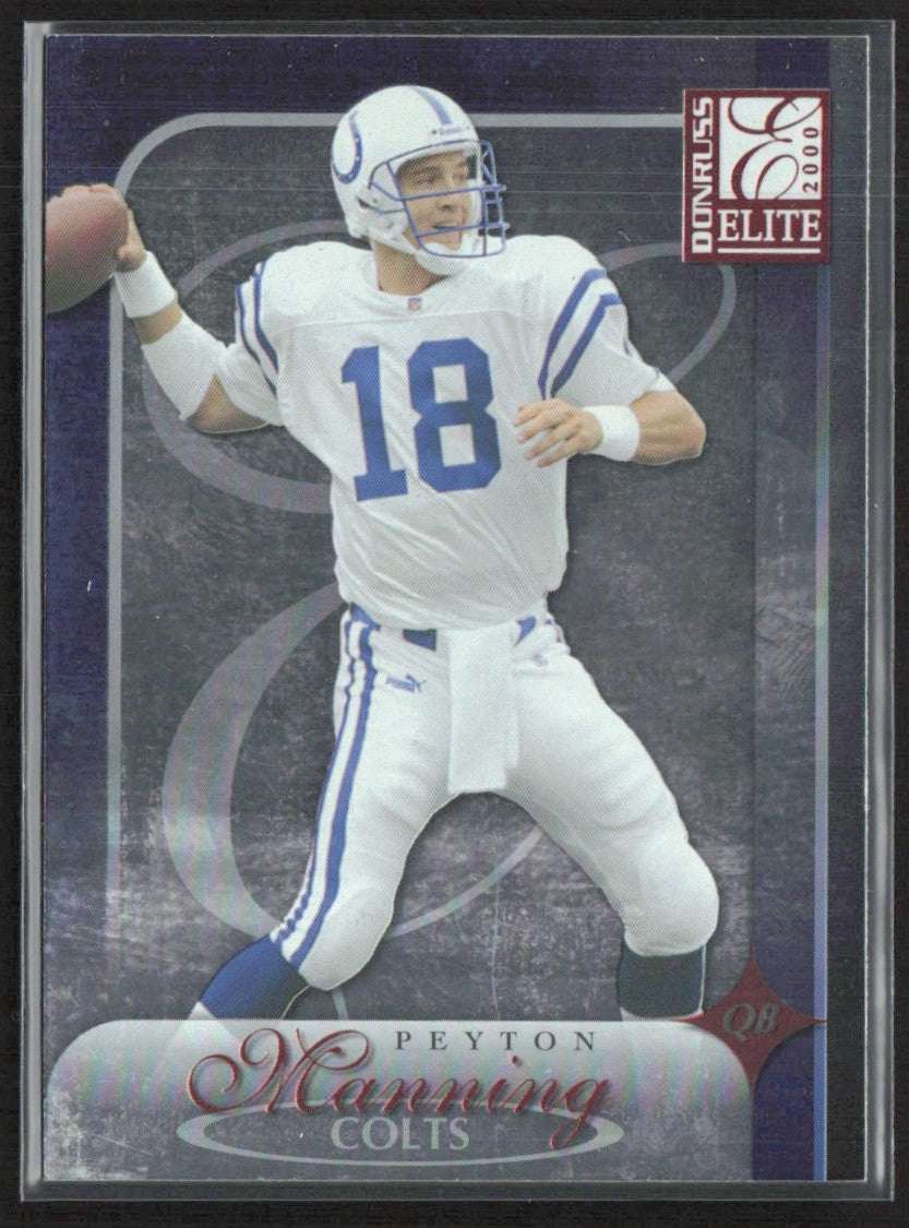 Peyton Manning 2000 Donruss Elite #49 Indianapolis Colts