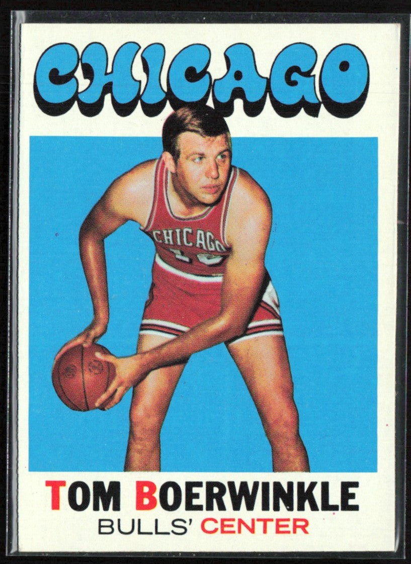 Tom Boerwinkle 1971 Topps #15 Chicago Bulls