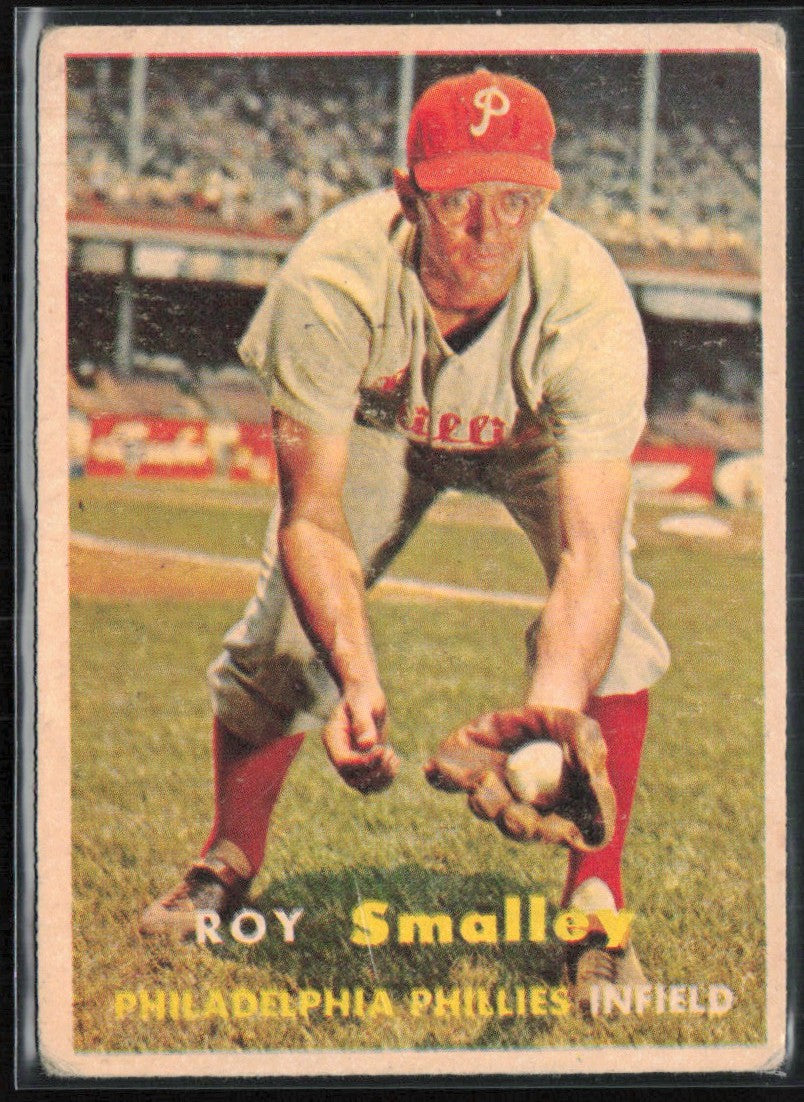 Roy Smalley 1957 Topps #397 Philadelphia Phillies