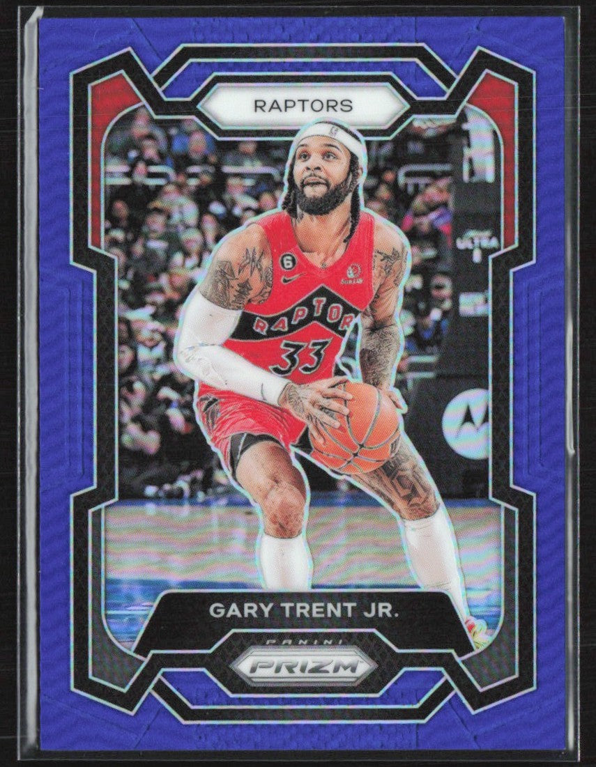 Gary Trent Jr. 2023 Panini Prizm Blue /199 #243 Toronto Raptors