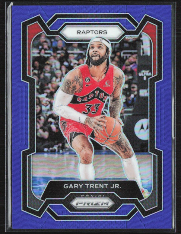 Gary Trent Jr. 2023 Panini Prizm Blue /199 #243 Toronto Raptors
