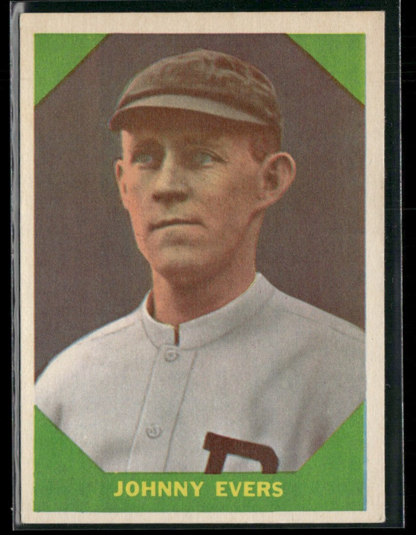 Johnny Evers 1960 Fleer Baseball Greats #57 Chicago Cubs