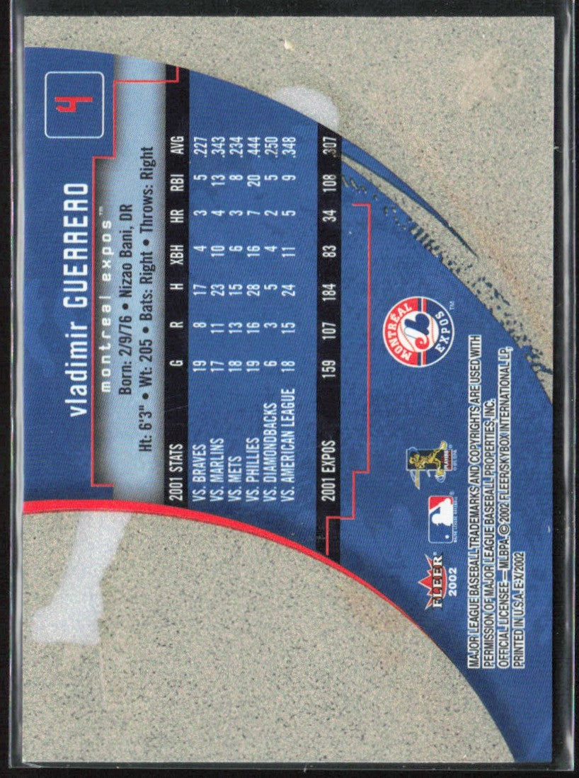 Vladimir Guerrero 2002 Fleer EX #4 Montreal Expos