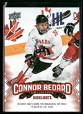 Connor Bedard 2023 Upper Deck Collection Highlights #4 Chicago Blackhawks