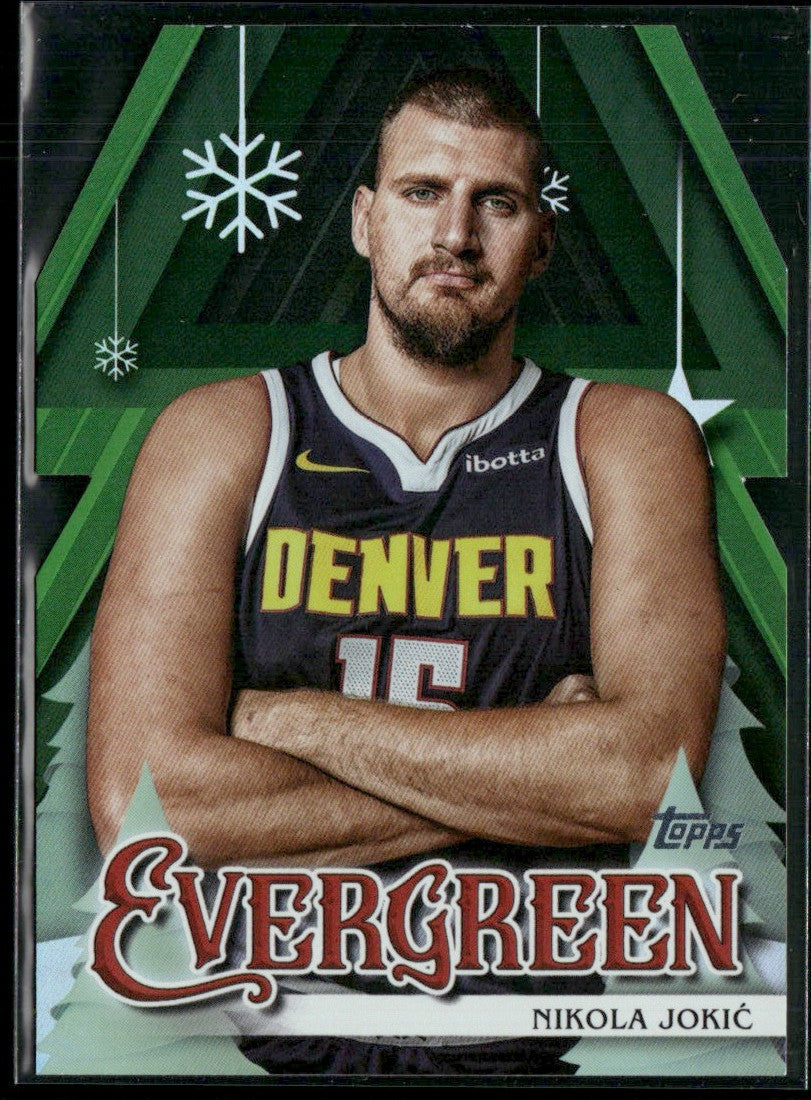 Nikola Jokic 2025 Topps Holiday Evergreen #EV-NJ Denver Nuggets