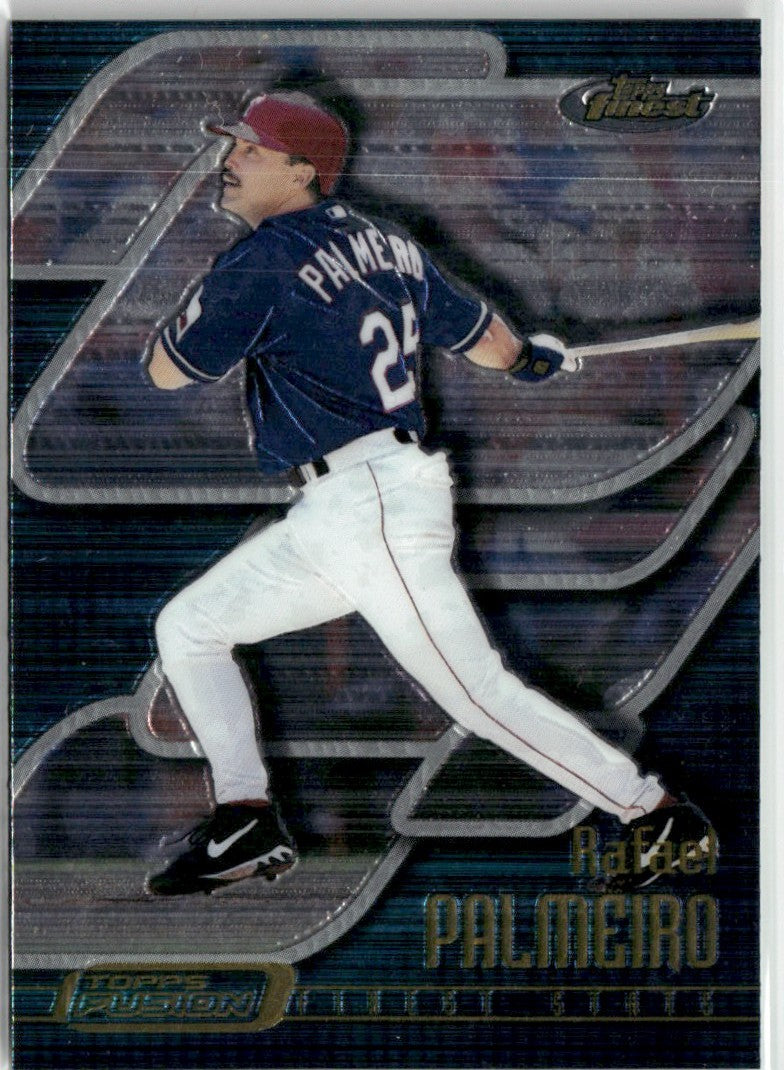 Rafael Palmeiro 2000 Topps Finest Fusion #182 Texas Rangers