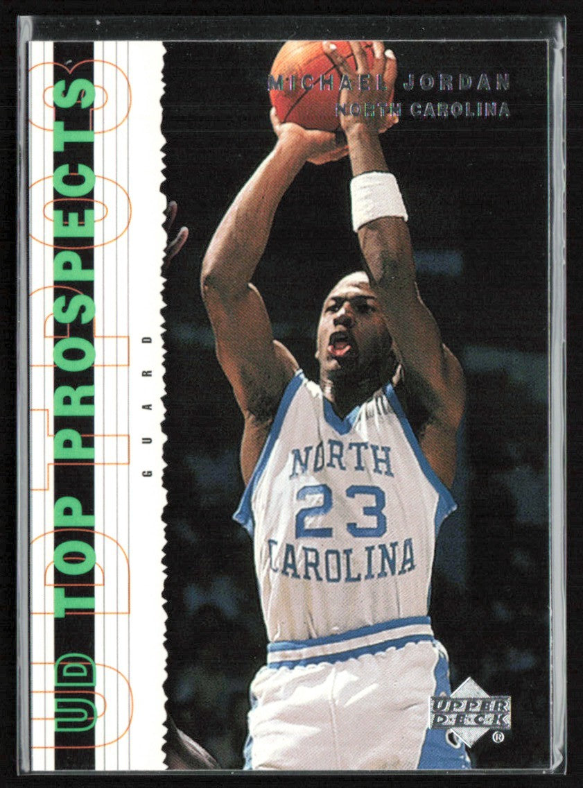 Michael Jordan 2003 UD Top Prospects #1 North Carolina Tar Heels