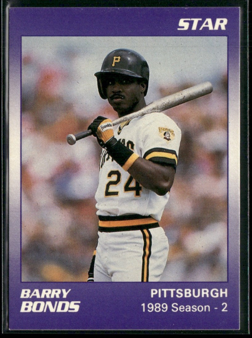 Barry Bonds 1990 Star Bonds 1989 Season - 2 #6 Pittsburgh Pirates