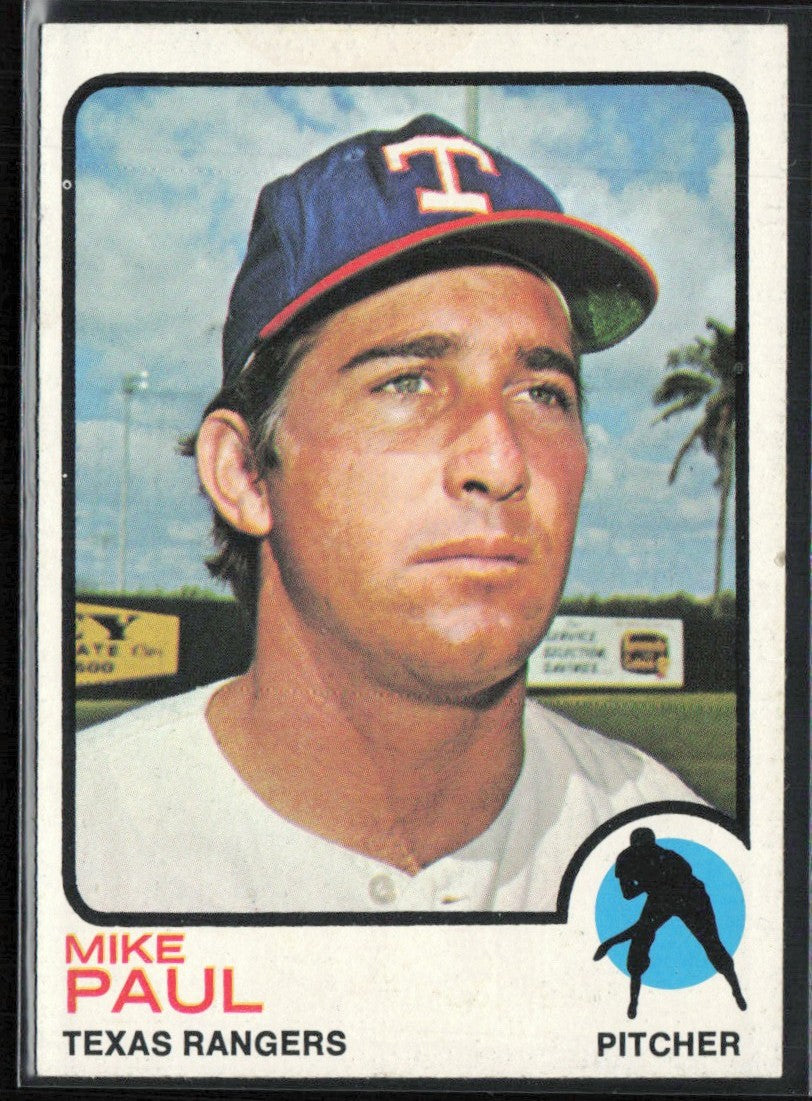 Mike Paul 1973 Topps #58 Texas Rangers