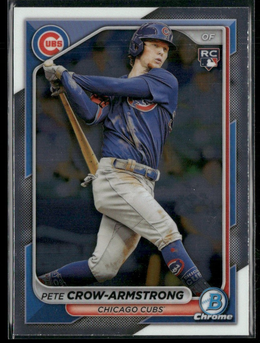 Pete Crow-Armstrong 2024 Bowman Chrome RC #45 Chicago Cubs