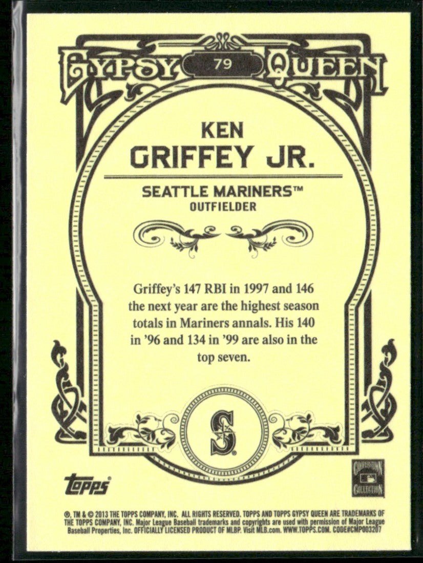 Ken Griffey Jr. 2013 Topps Gypsy Queen #79 Seattle Mariners