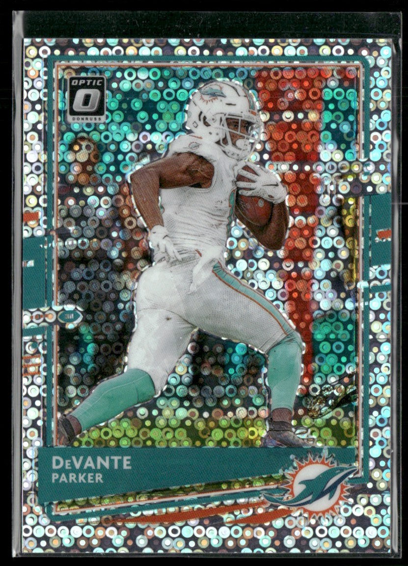 DeVante Parker 2020 Donruss Optic Silver Circles Prizm /125 #60 Miami Dolphins