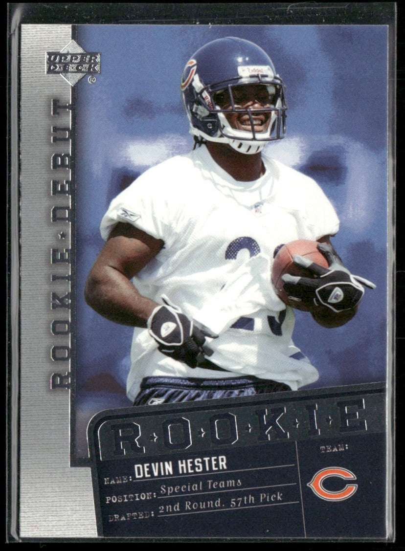 Devin Hester 2006 Upper Deck Rookie Debut RC #118 Chicago Bears