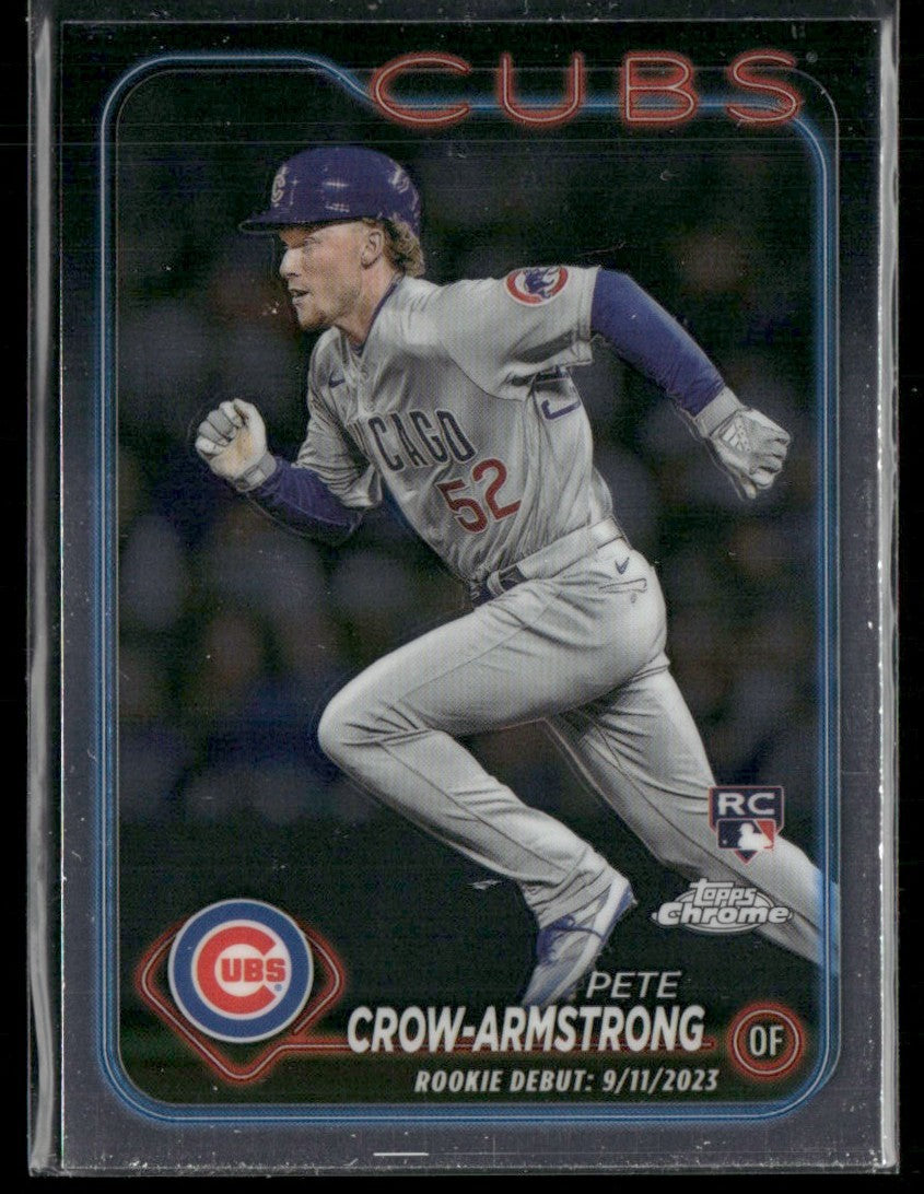 Pete Crow-Armstrong 2024 Topps Chrome Update RC #USC158 Chicago Cubs
