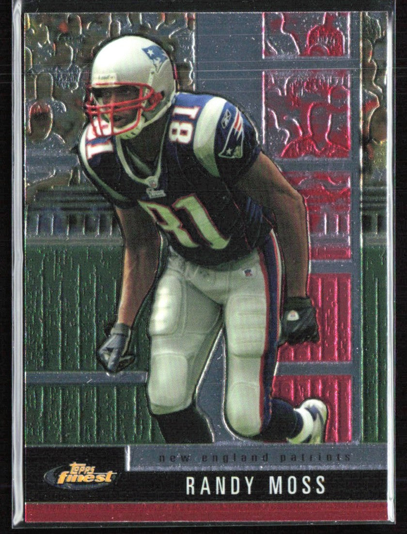 Randy Moss 2008 Topps Finest #55 New England Patriots