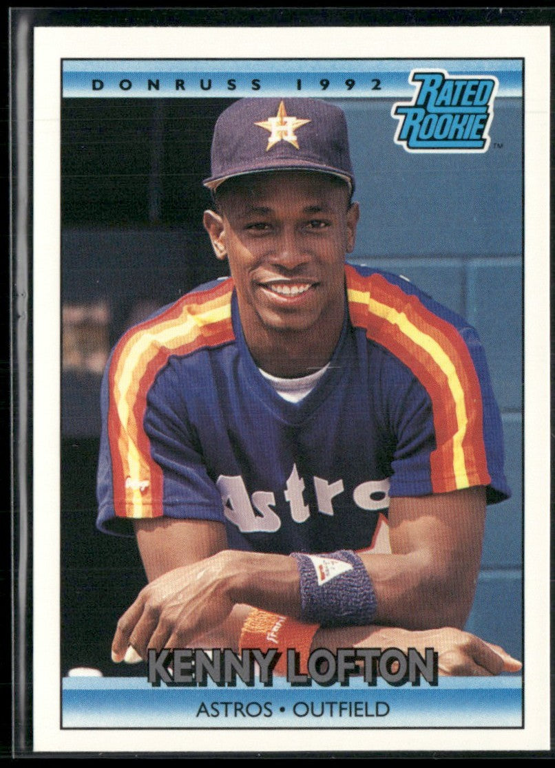 Kenny Lofton 1992 Donruss RC #5 Houston Astros