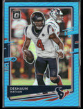 Deshaun Watson 2020 Donruss Optic Aqua Prizm /299 #42 Houston Texans