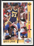 Michael Jordan Magic Johnson 1991 Upper Deck Classic Confrontation #34