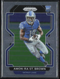 Amon-Ra St. Brown 2021 Panini Prizm RC #358 Detroit Lions
