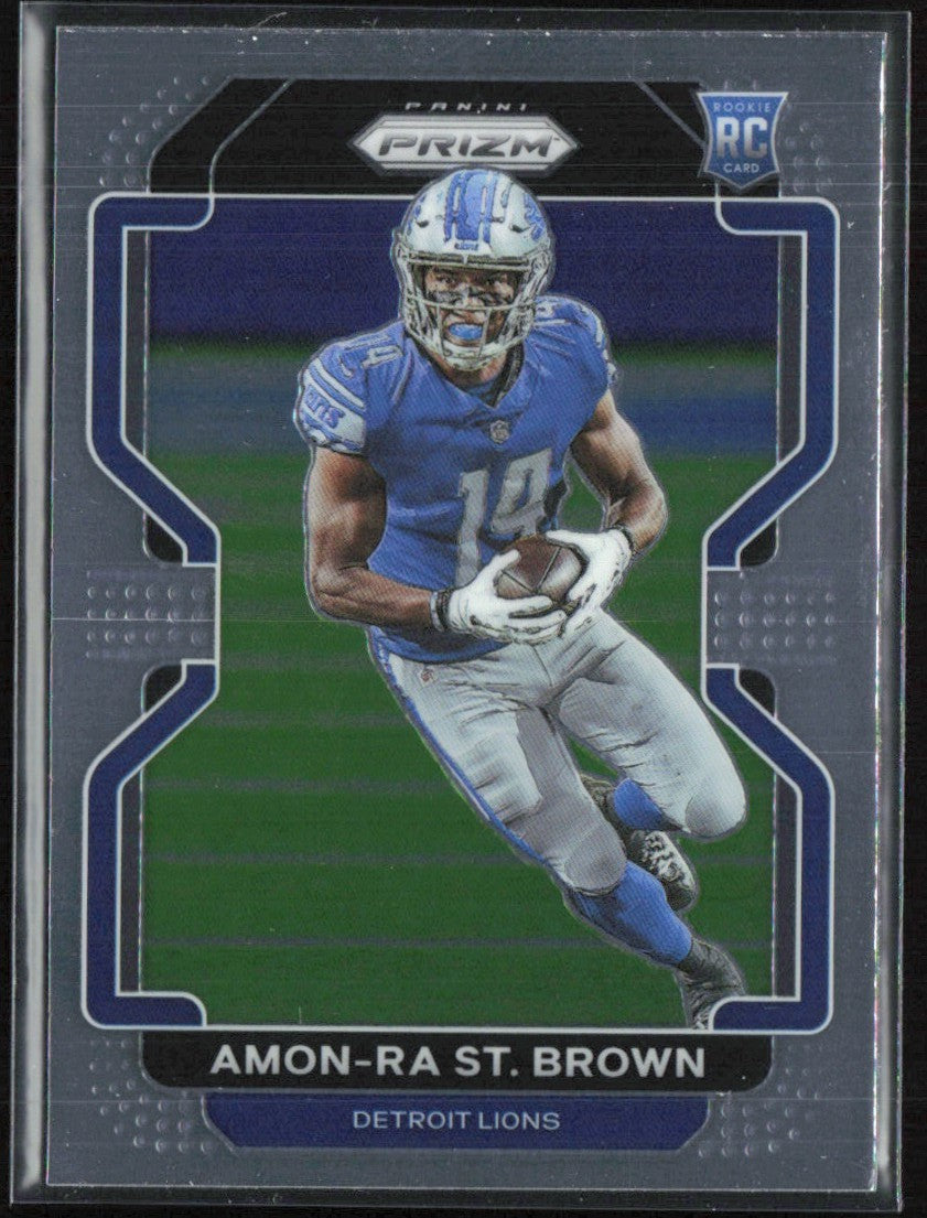 Amon-Ra St. Brown 2021 Panini Prizm RC #358 Detroit Lions