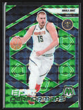 Nikola Jokic 2024 Panini Mosaic Epic Performers Green Prizm #8 Denver Nuggets