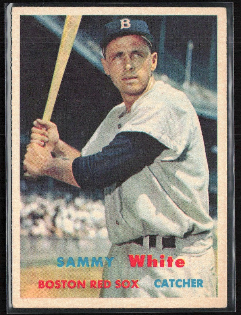 Sammy White 1957 Topps #163 Boston Red Sox