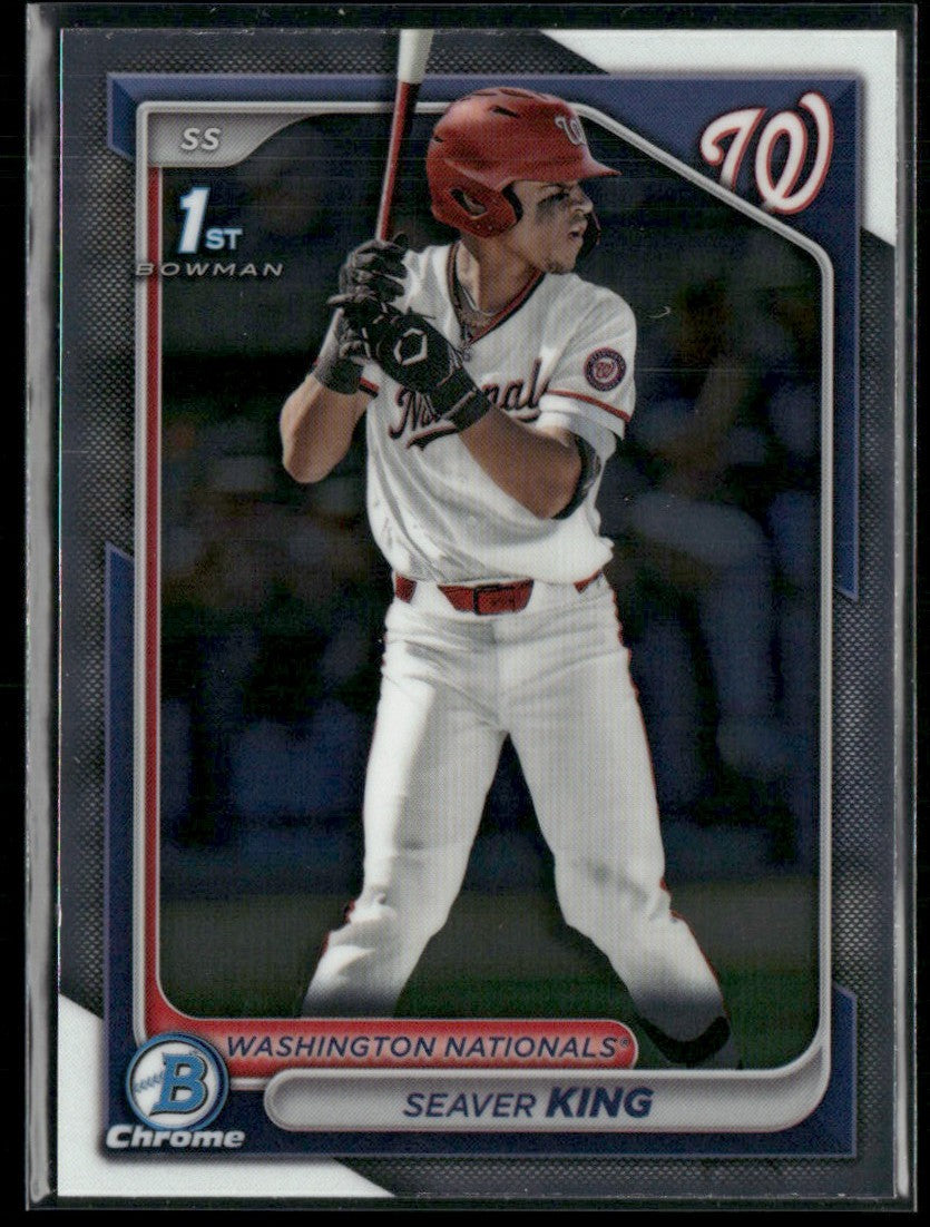 Seaver King 2024 Bowman Draft Chrome 1st #BDC-62 Washington Nationals