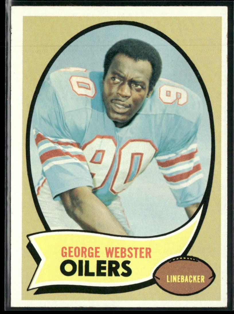 George Webster 1970 Topps RC #120 Houston Oilers