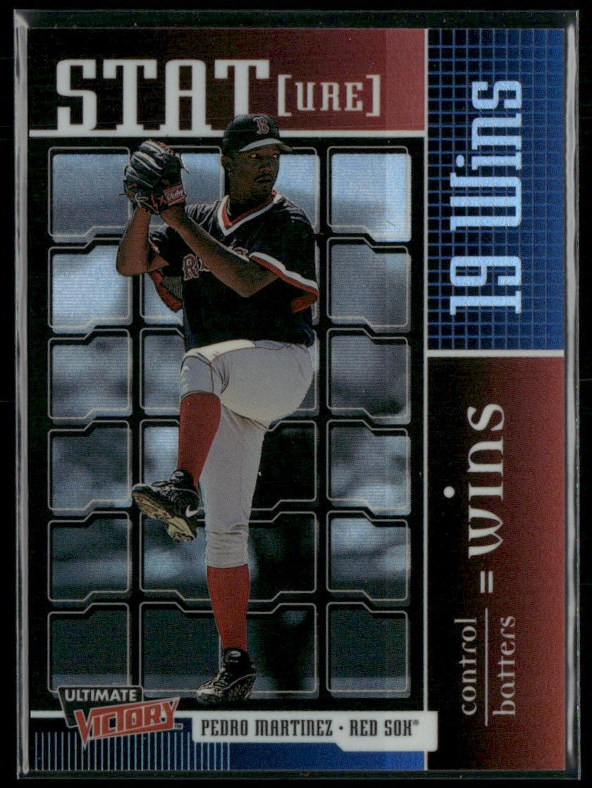 Pedro Martinez 1999 Upper Deck Ultimate Victory Stat[ure] #S14 Boston Red Sox