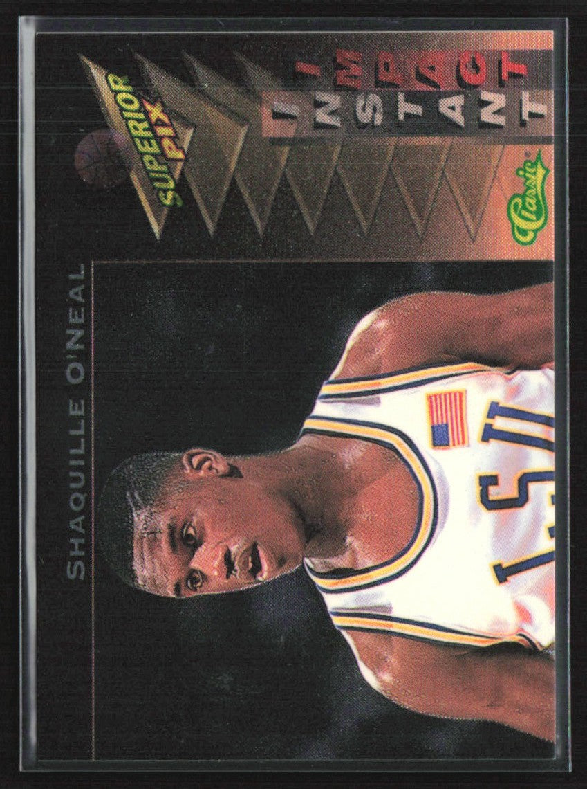 Shaquille O'Neal 1995 Classic Superior Pix Instant Impact #1 LSU Tigers