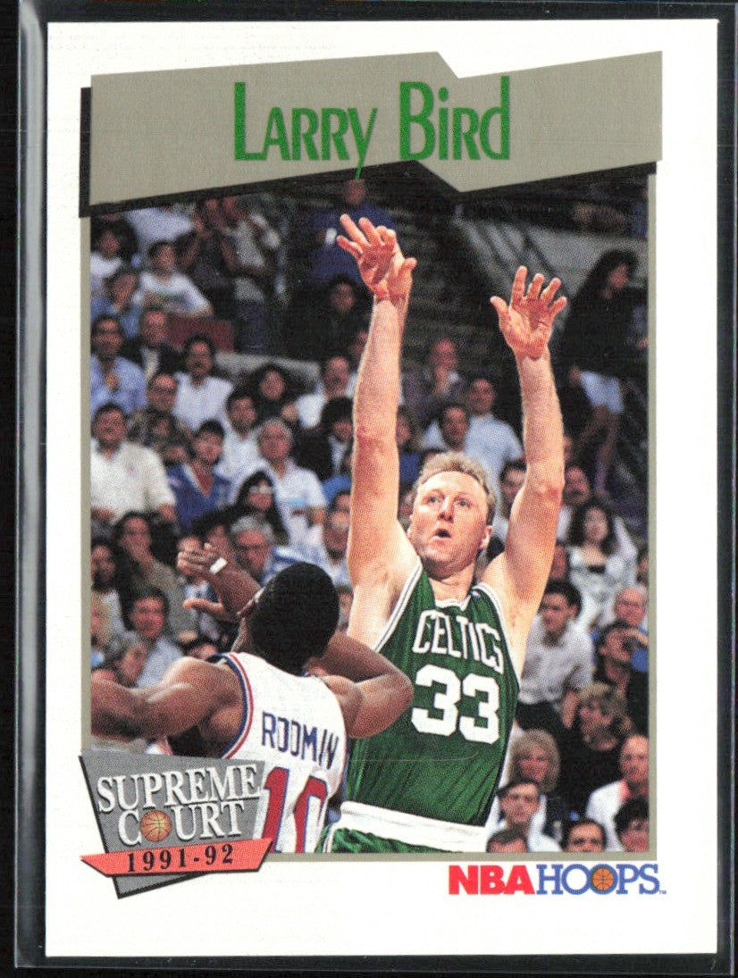 Larry Bird 1991 NBA Hoops Supreme Court #451 Boston Celtics