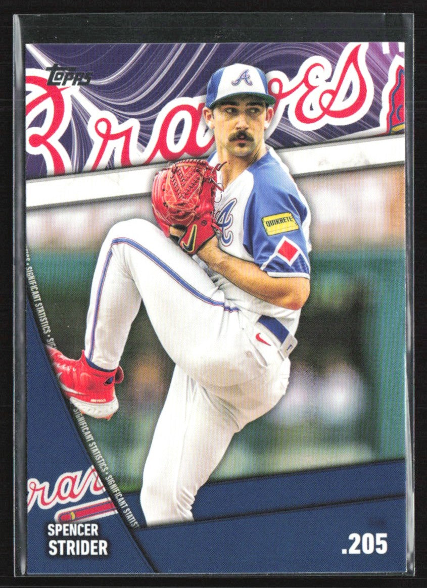 Spencer Strider 2024 Topps Significant Statistics #SS-1 Atlanta Braves
